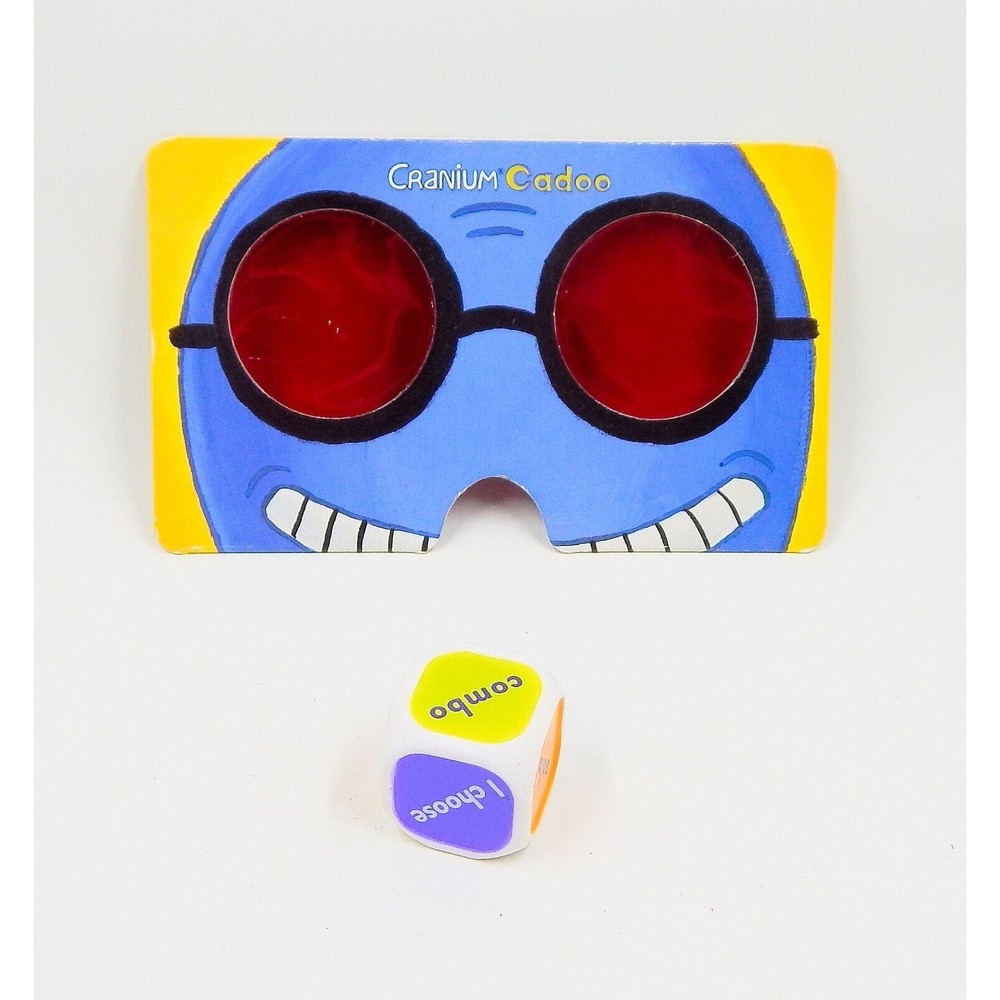 Cranium Cadoo 2004 Kids Board Game: Decoder Mask Dice Die Replacement Pieces